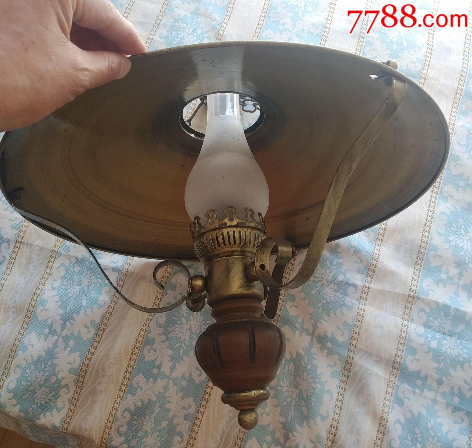 西洋古董家居欧式复古铁制铁艺老式吊灯灯具灯饰收藏残件特价