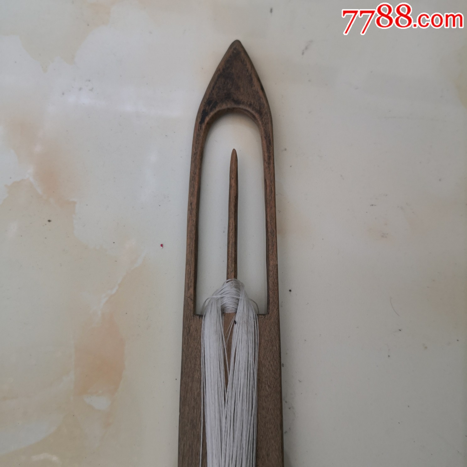 老民俗,木梭梭子带线