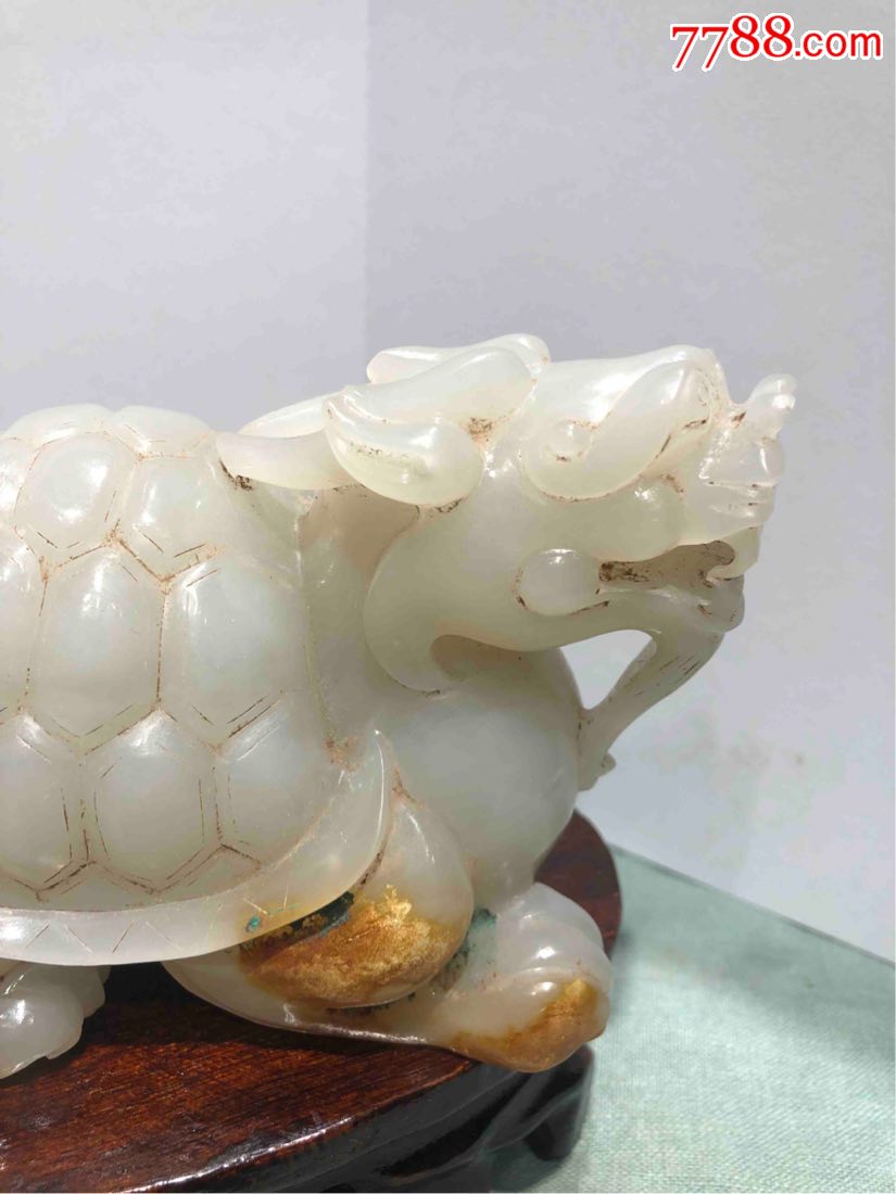 明清古玉龙龟
