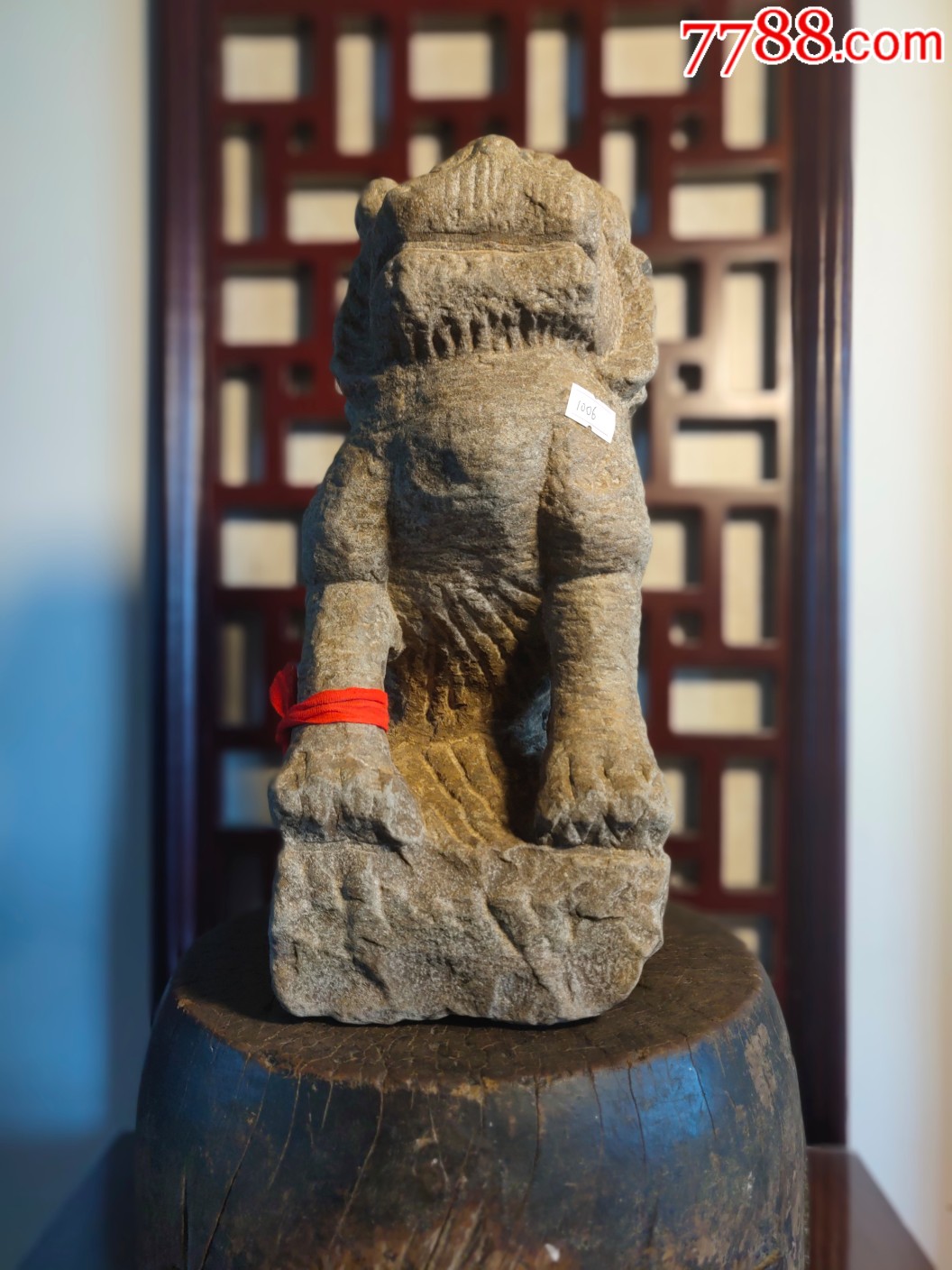 青石狮子案头狮关中狮