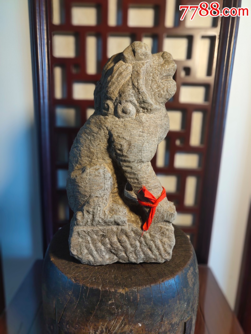 青石狮子案头狮关中狮