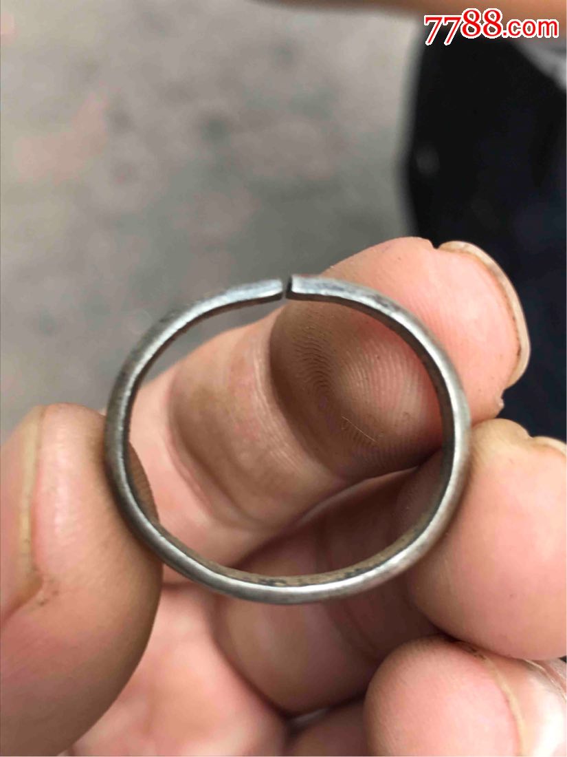 民国老银戒指3个银戒指