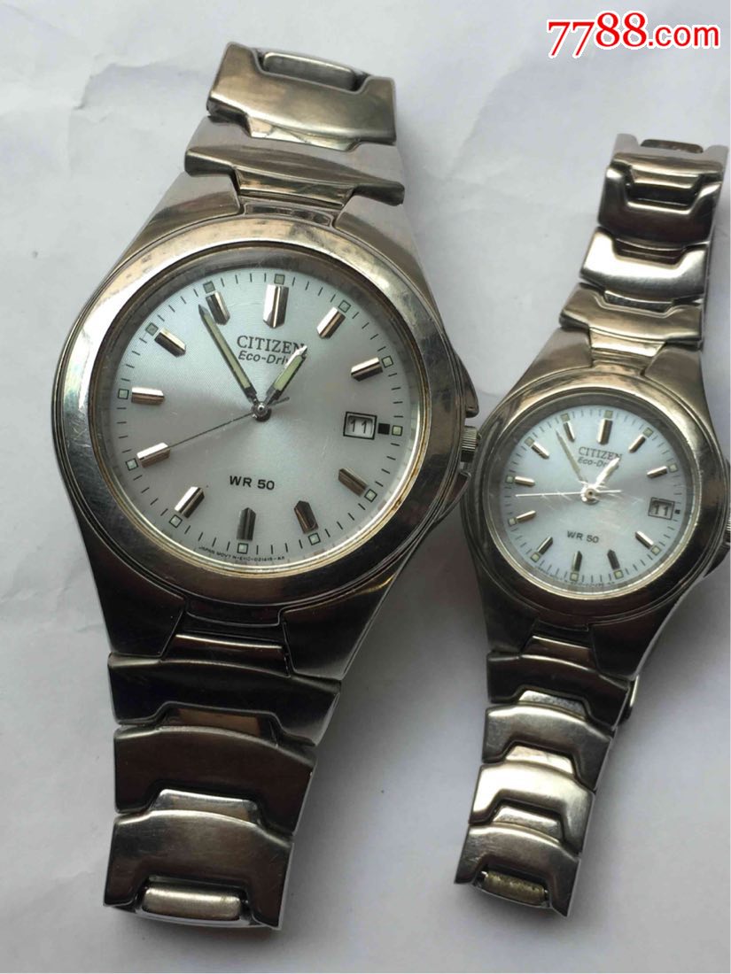 日本光能日历石英手表