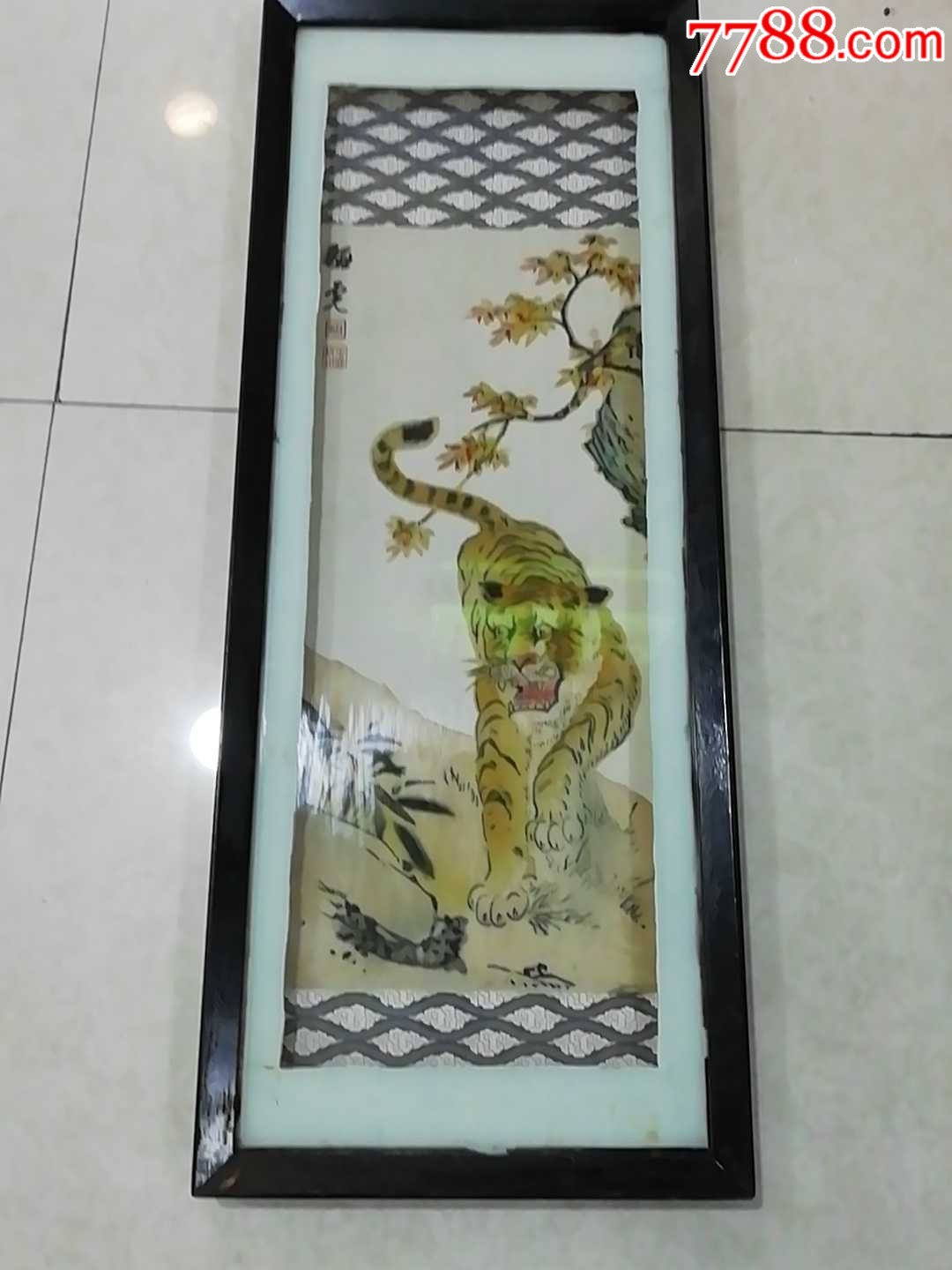 中国杭州绒画老虎