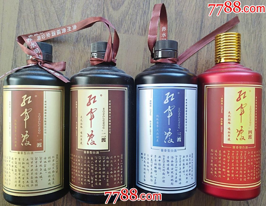 《红军渡》酒瓶(走长征路喝红军渡,一二三四渡一个系列)-酒瓶-7788