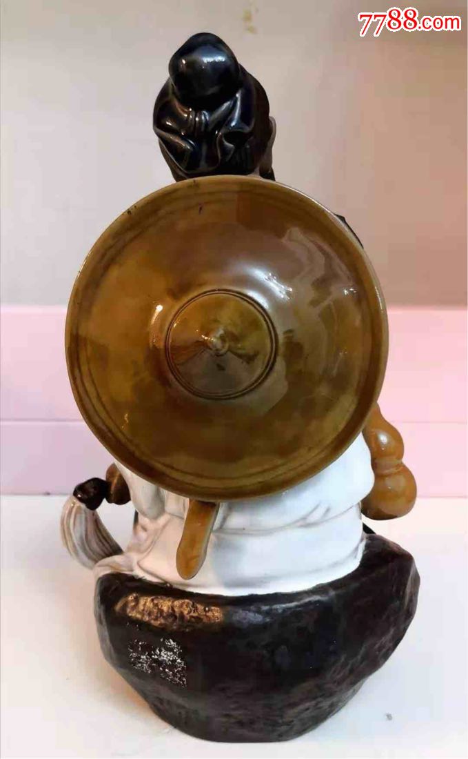 80年代广东石湾窑美陶人物瓷塑