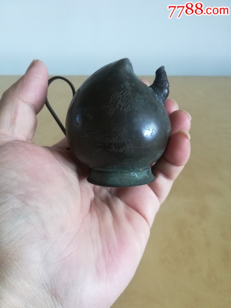 老街收到一只民国高科技倒流铜砚滴