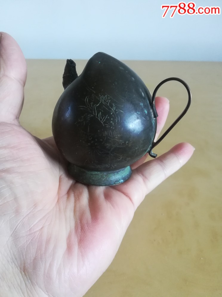 老街收到一只民国高科技倒流铜砚滴