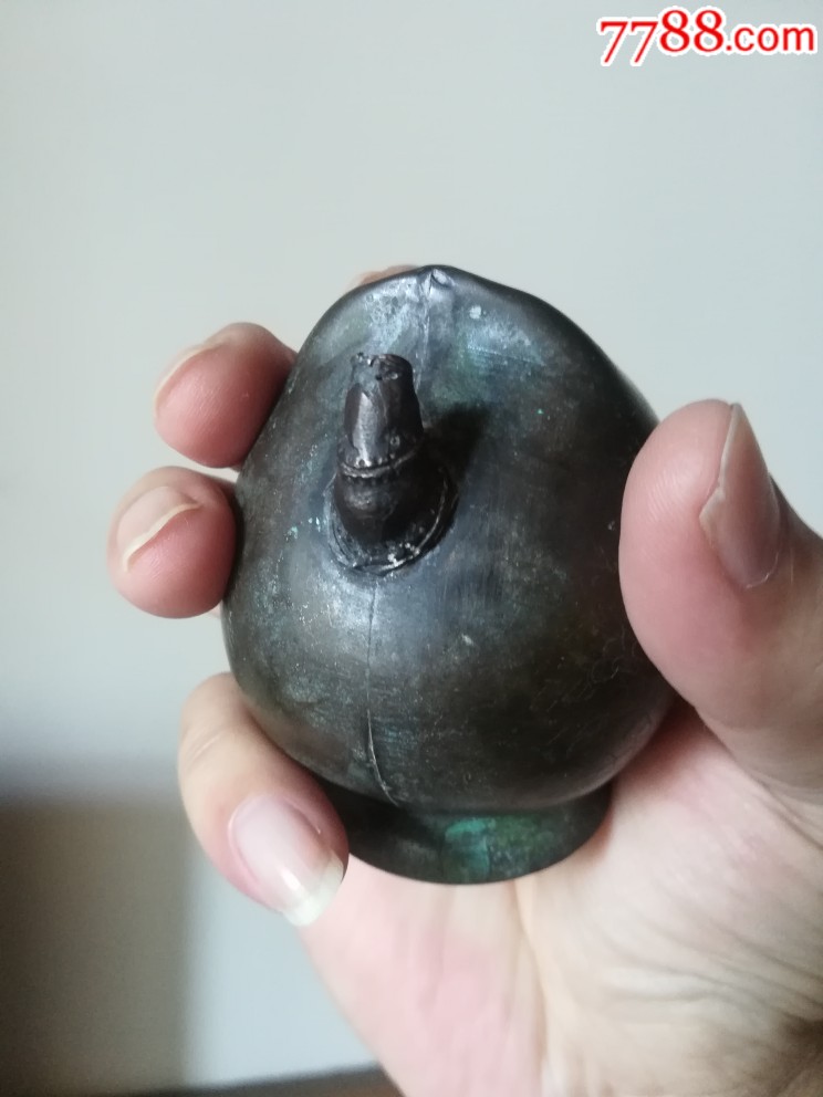 老街收到一只民国高科技倒流铜砚滴