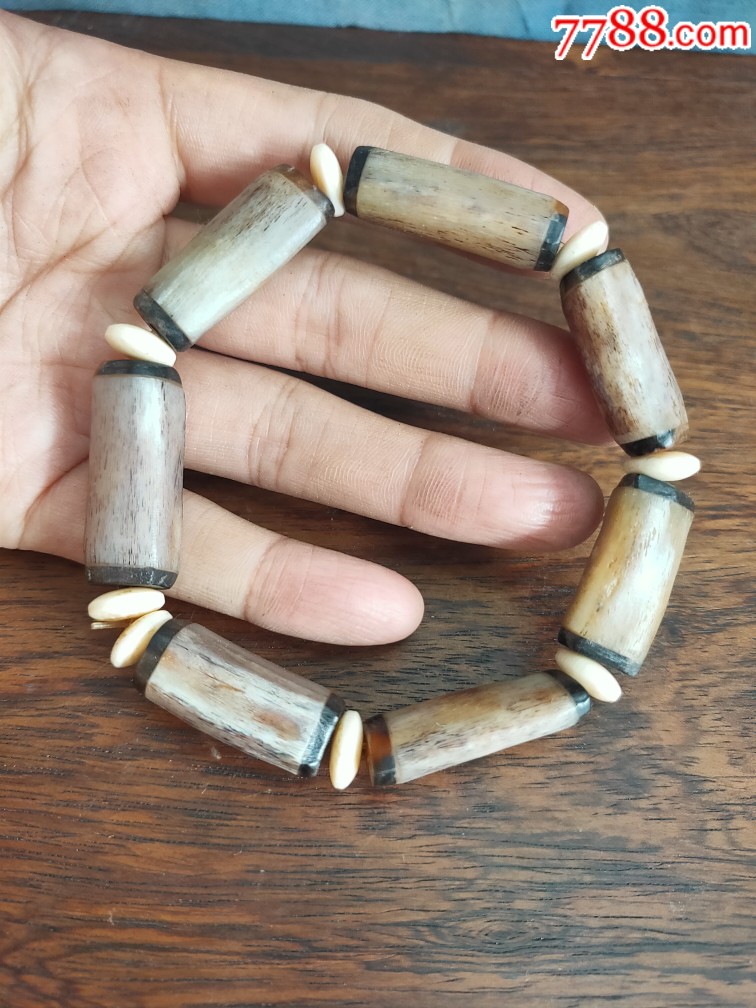 老骨头手串满蝌蚪纹佩戴辟邪挡煞-骨雕-7788商城__七七八八商品交易