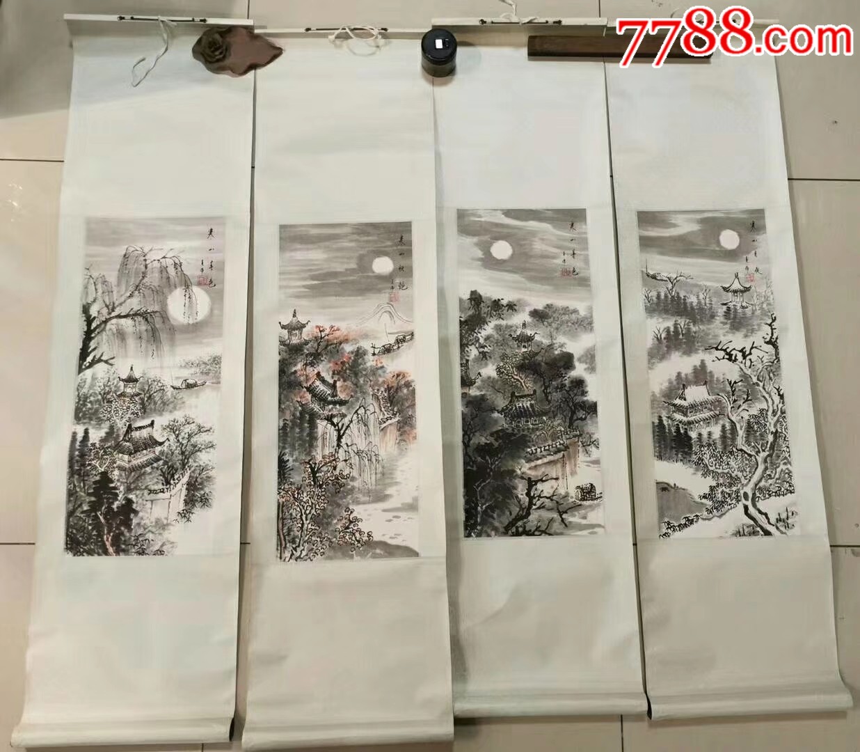 著名中国画家吴伟画_山水国画原作_球酱的小店【7788收藏__收藏热线】