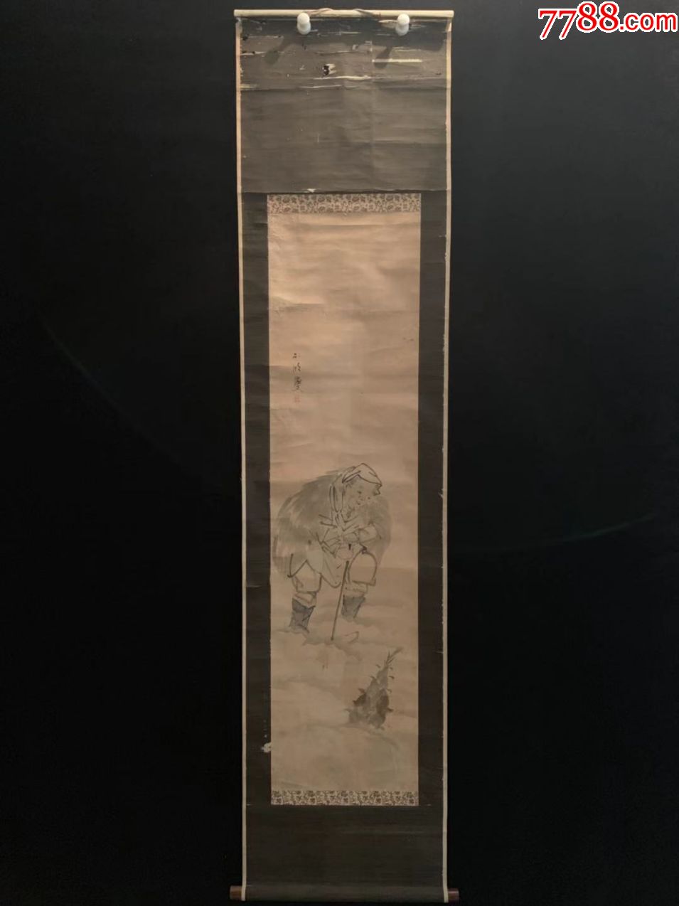 回流字画《掘笋图》收藏民国清代老字画浮世绘画日本春茶室书房-价格:150元-se69067691-花鸟国画原作-零售-7788收藏__收藏热线