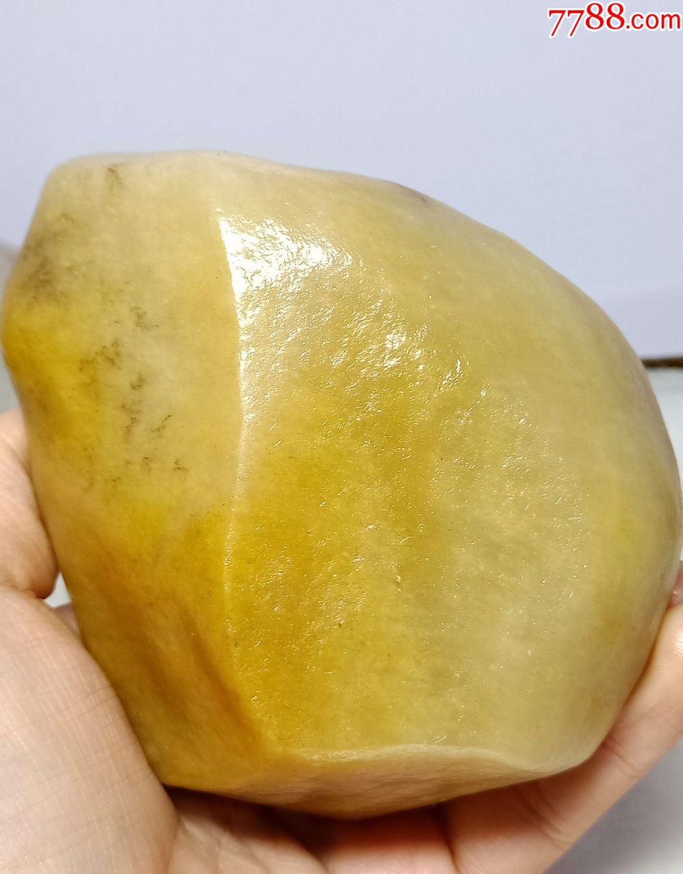 3290新疆黄沁戈壁金丝玉原石615克