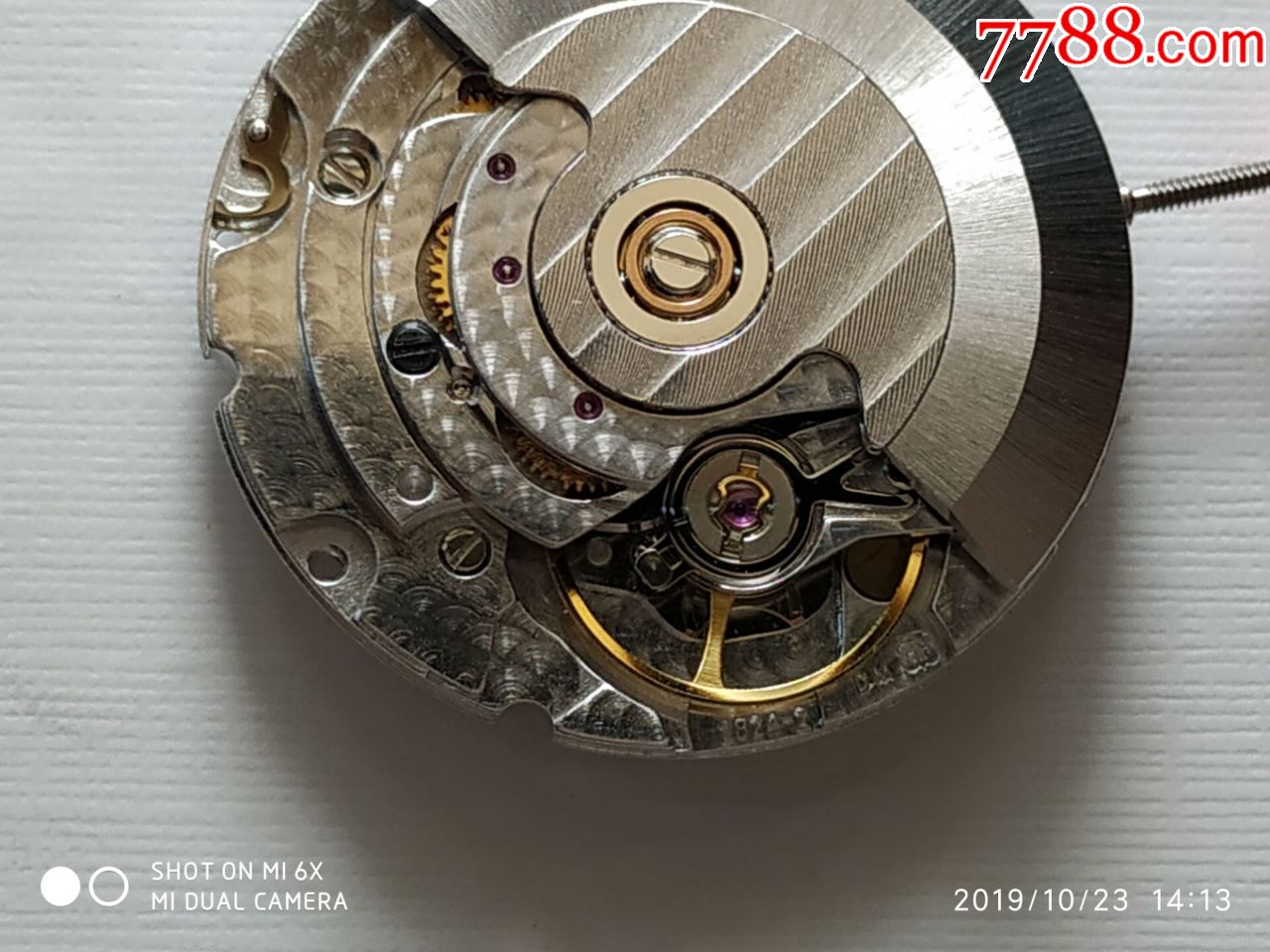 2824机芯//雕花银色