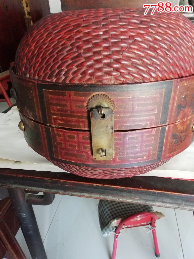 民国嫁妆盒全品,保真保老.