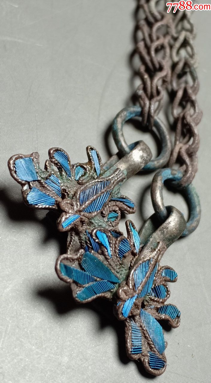 清民点翠银链_银锁/银项链【东北瓷泉】_第6张_7788瓷器