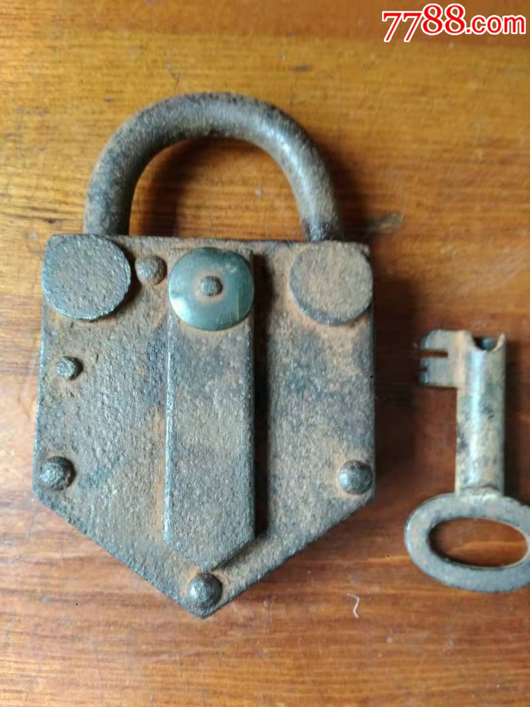 民国老铁锁一把保老保真