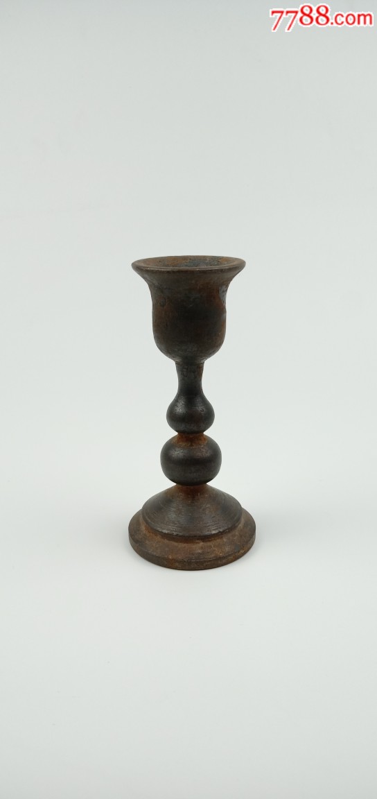 老灯台老烛台照明灯台铁烛包老