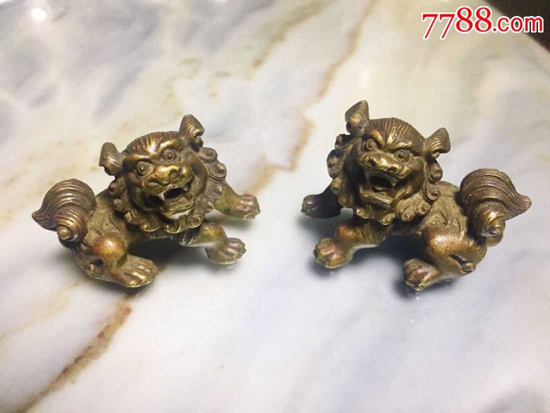 早期小铜狮子一对_价格280元_第1张_7788商城__七七八八商品交易平台