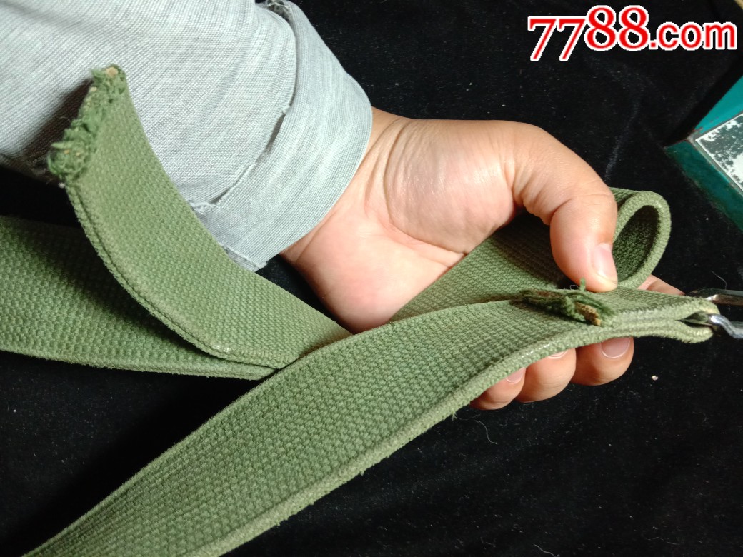 65式六五式战士士兵帆布武装带线武装带腰带老物件如图