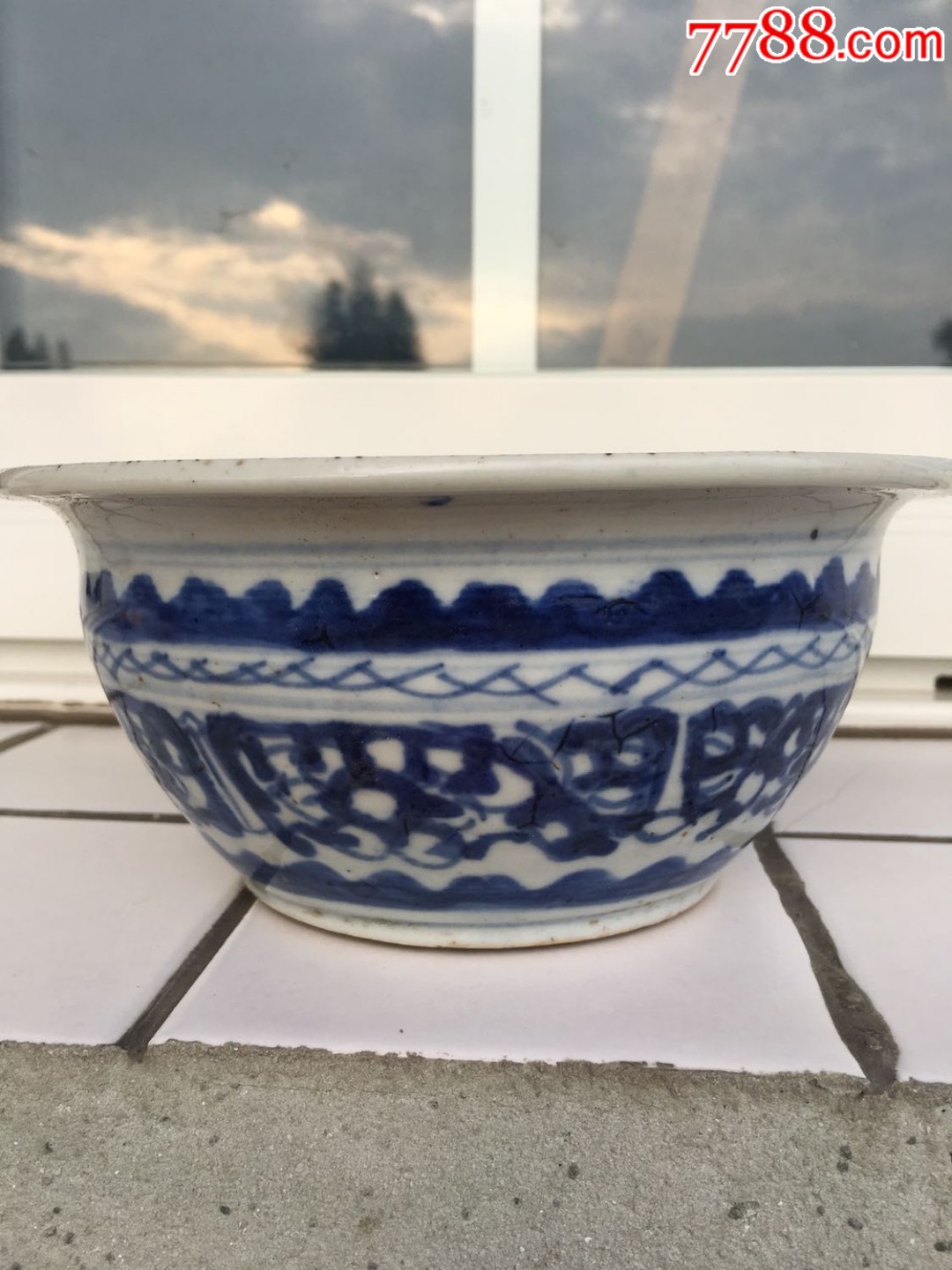 清代青花香炉老香炉_青花瓷_繁华落尽伤【7788红宝书】