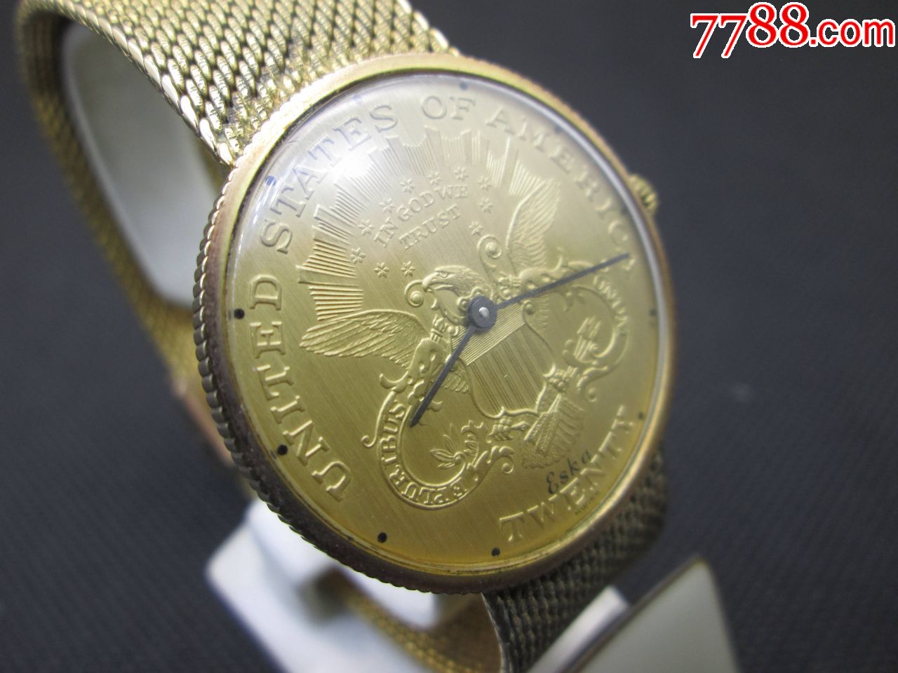 原装正品瑞士艾斯卡二十美分浮雕版帝国之鹰金币表