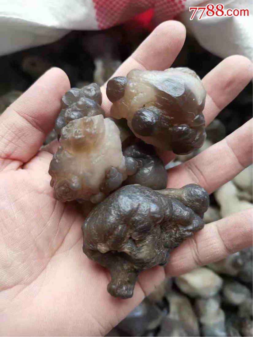 熊猫石玛瑙原石按斤出售