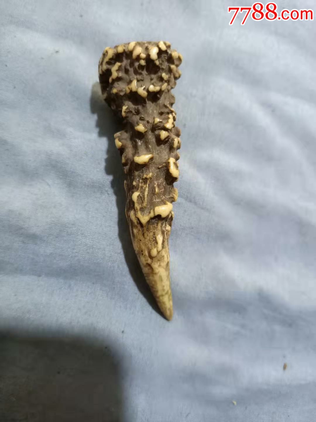 清代鹿角挂件9.5*3cm