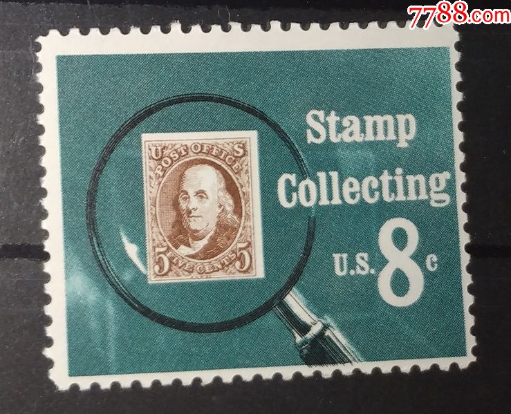 美国1972年邮票集邮美国第一枚票中票1全新