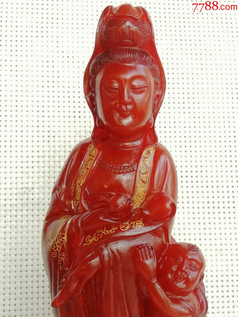 珍稀红田黄摆件