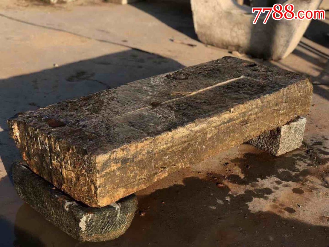 清,青石门槛石,保存完整,包浆一流,包老物件,可正常使用,古建小镇