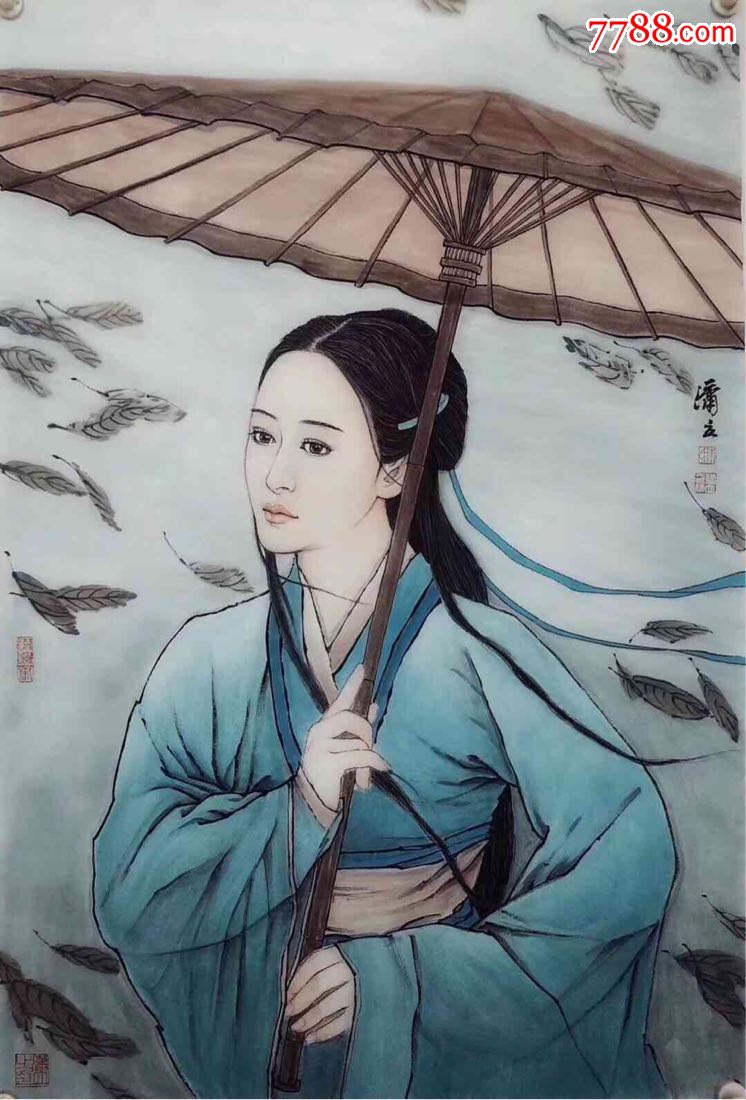 潇立老师作品《秋叶漫舞》