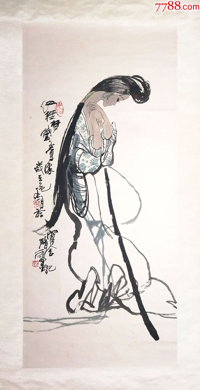 刘声雨仕女客厅书房收藏礼品特价-价格:5000元-se69406010-人物国画