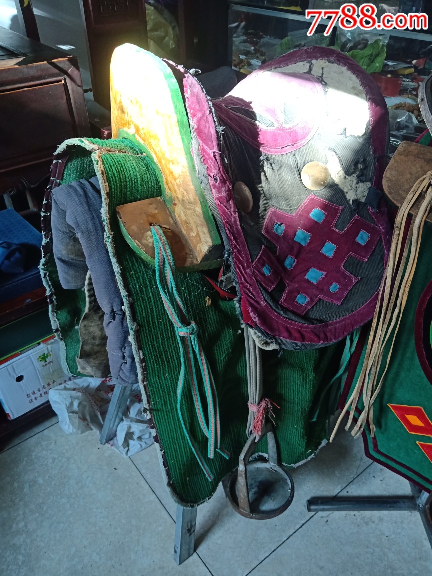 民国老马鞍全套老马鞍实木古董马鞍古董马具_价格1200元【盛世古玩城