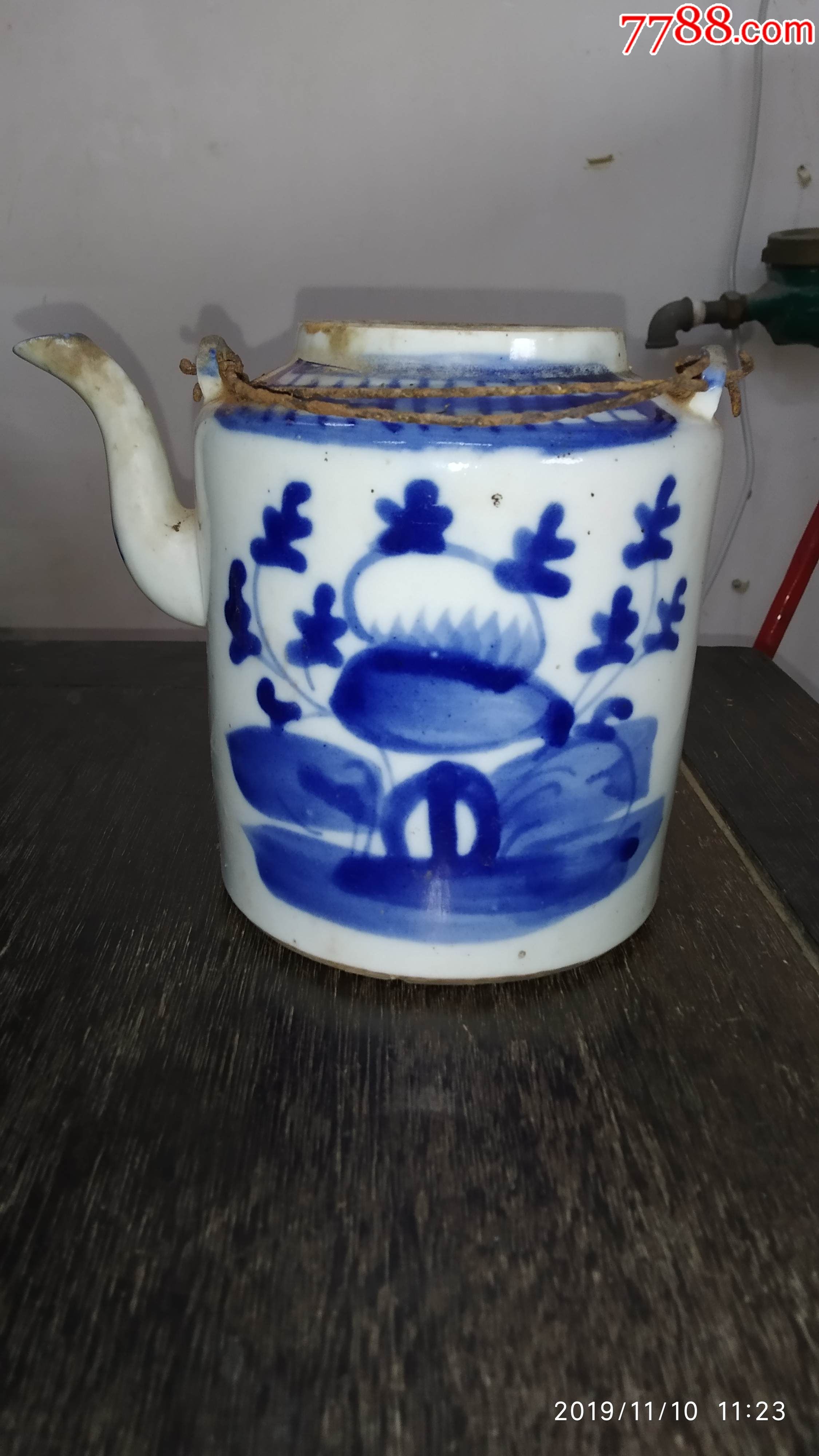 清代青花大茶壶_青花瓷_图片鉴赏_收藏价值_7788青花瓷收藏