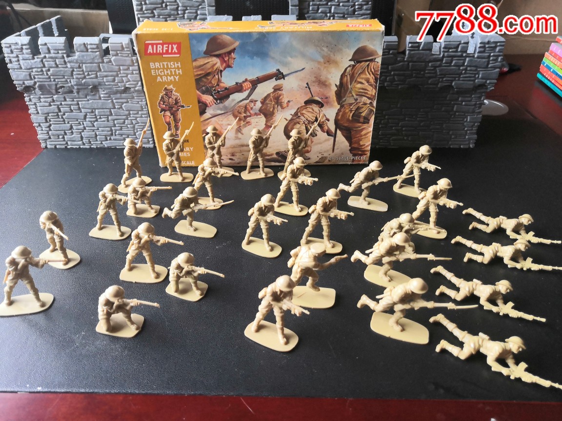 1:32比例airfix二战英军兵人(英国产)一盒_第1张_7788棋牌玩具