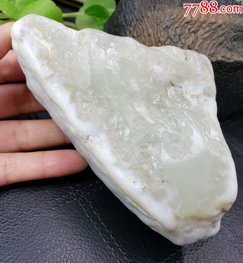 3274和田玉白玉山流水原石527克