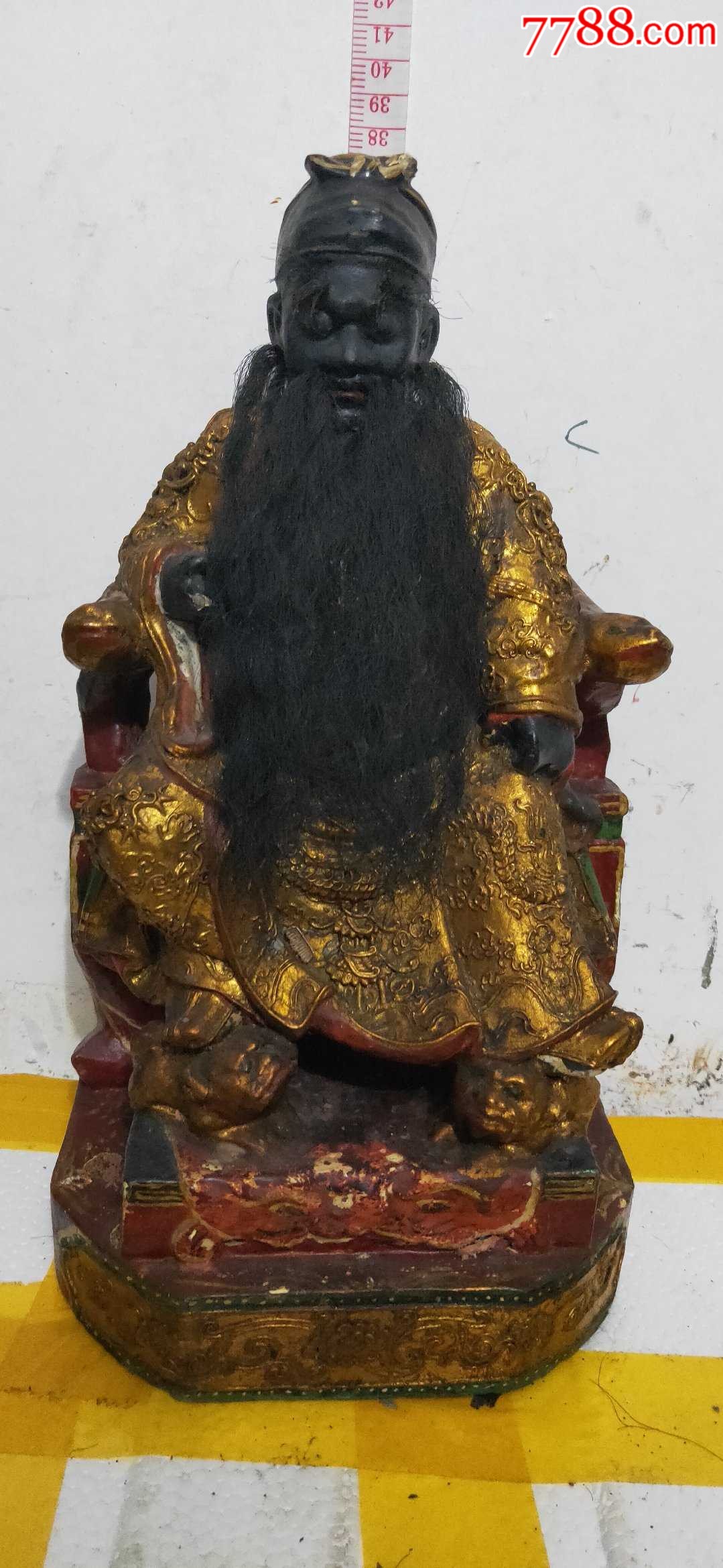 漆线雕池府王爷