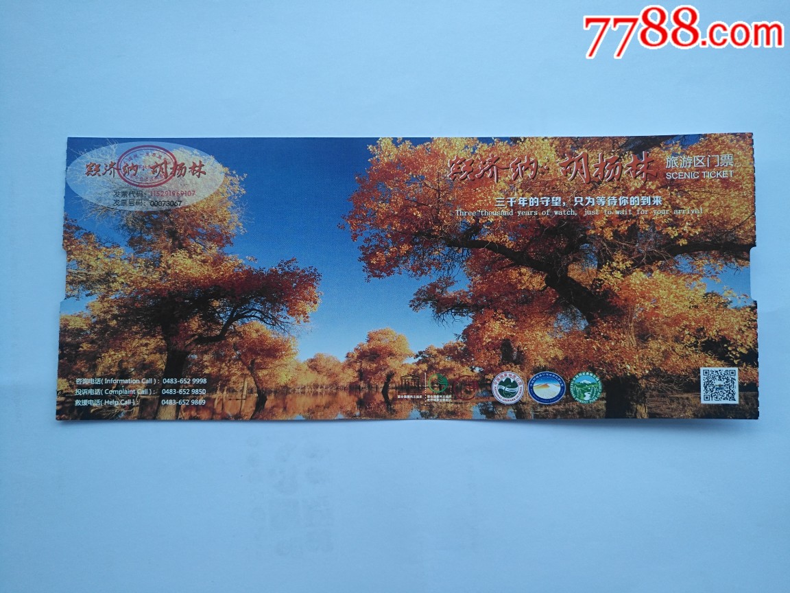 额济纳胡杨林-价格:3元-se69500906-旅游景点门票-零售-7788收藏