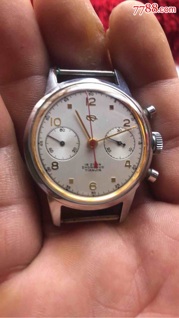 绝版经典海鸥304计时码表