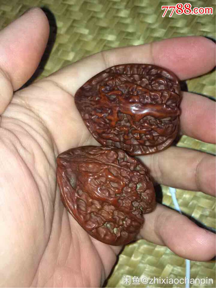 清代老核桃一对_文玩核桃_第2张_7788核雕收藏