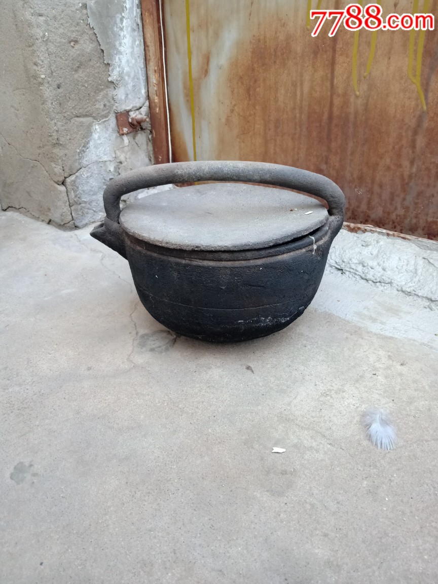 民国老药锅,黑砂锅,粗砂锅.煎药罐