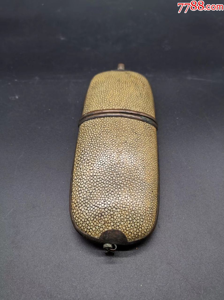 清代鲨鱼皮眼镜盒_其他皮制品_碧华堂【7788收藏__收藏热线】