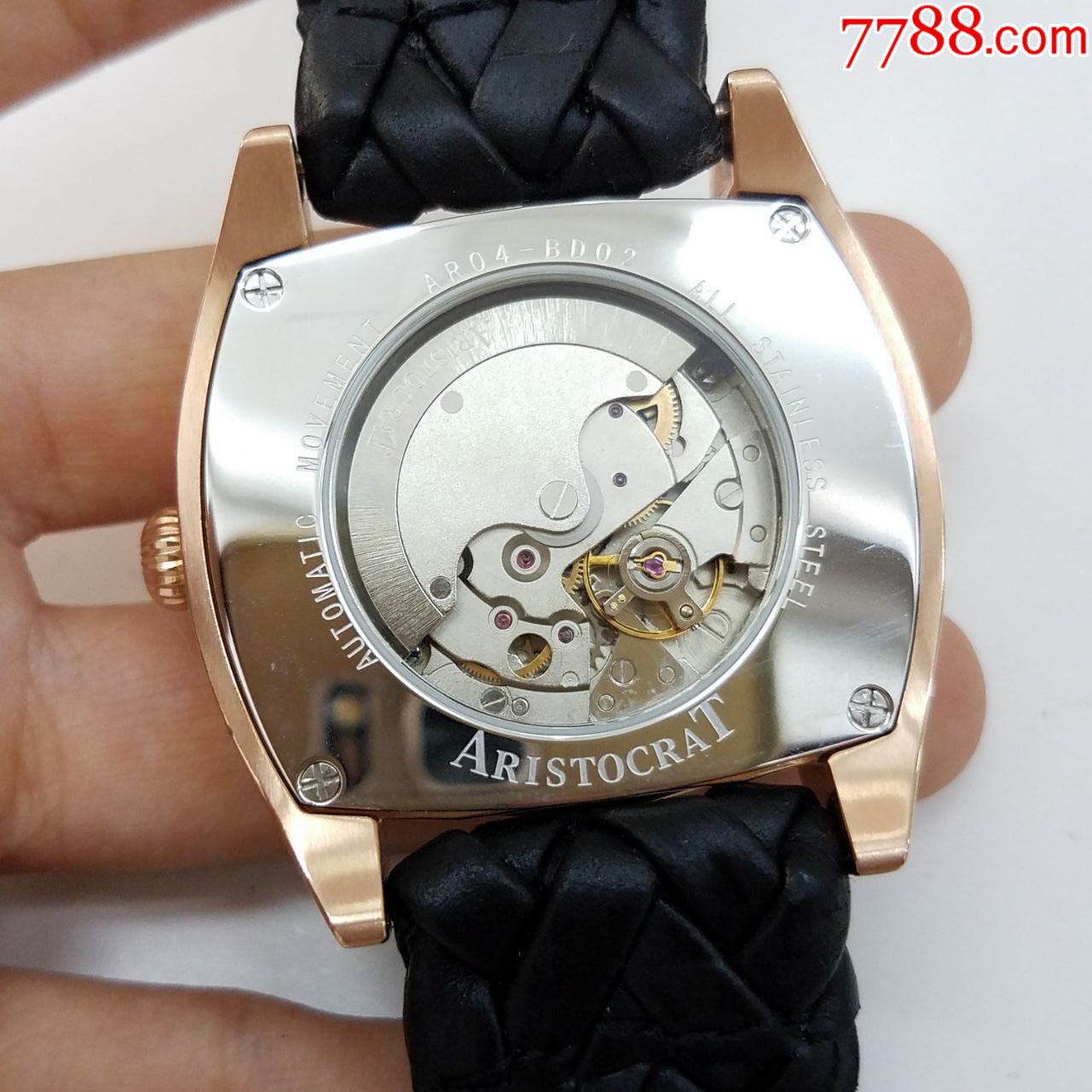 【全新,美品】aristocrat自动机械男表【独特轮盘式日历】【电视机型