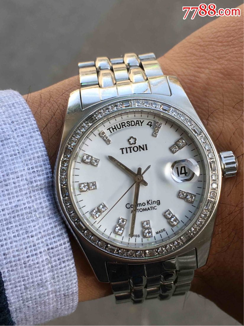 瑞士梅花787全自动机械男表_价格3580.