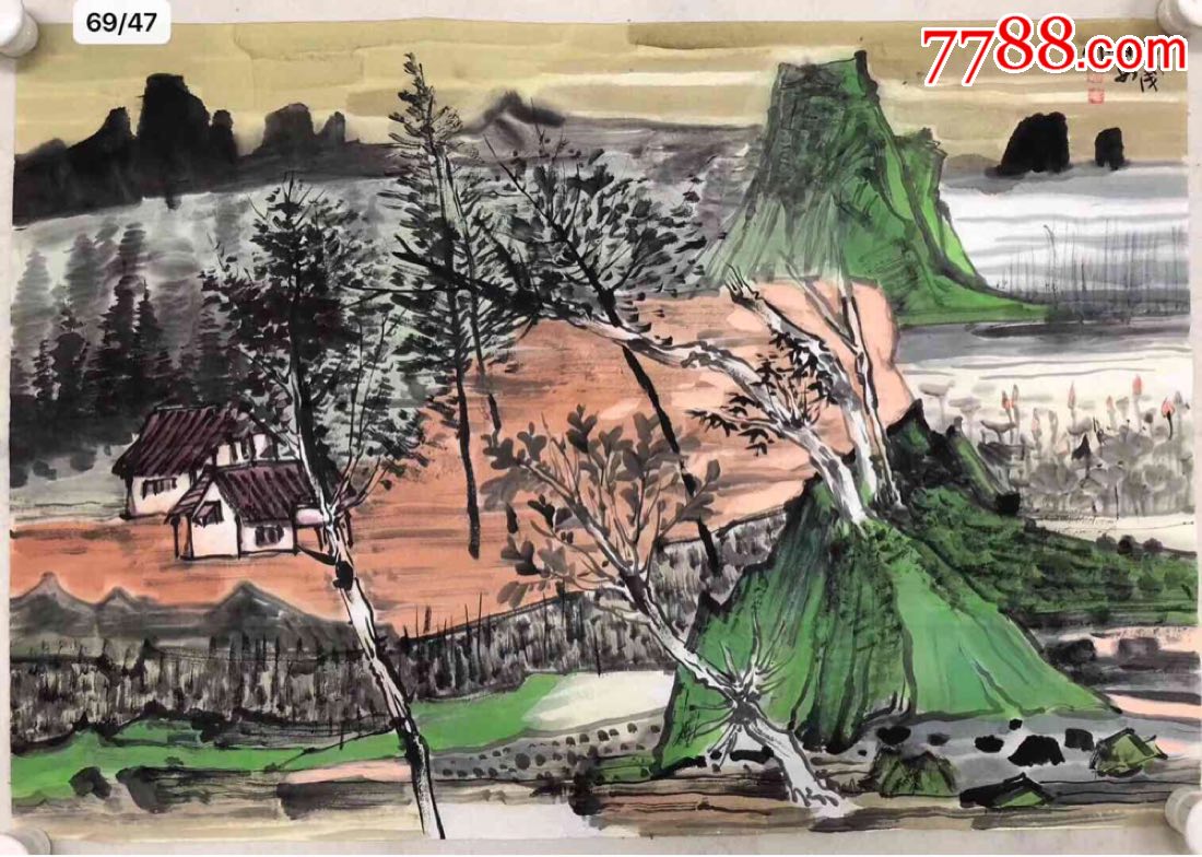 中美协王佰如.精美小品附合影