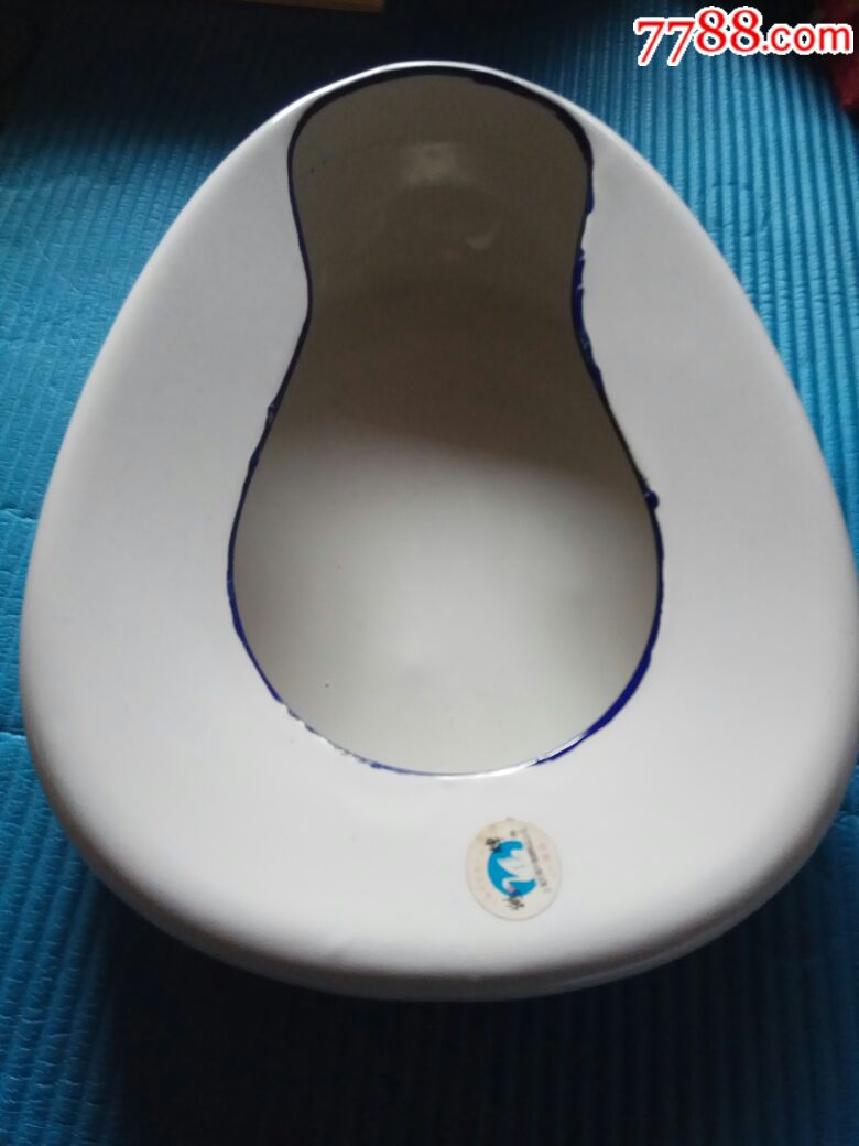 全新上海产搪瓷鹅牌儿一等品不锈钢座便器.