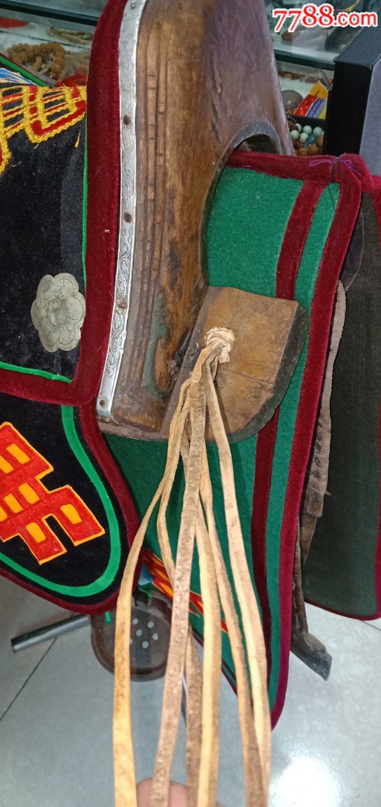 蒙古族老马鞍子民国蒙古族马鞍蒙古族全套马鞍_价格2800元_第9张_7788