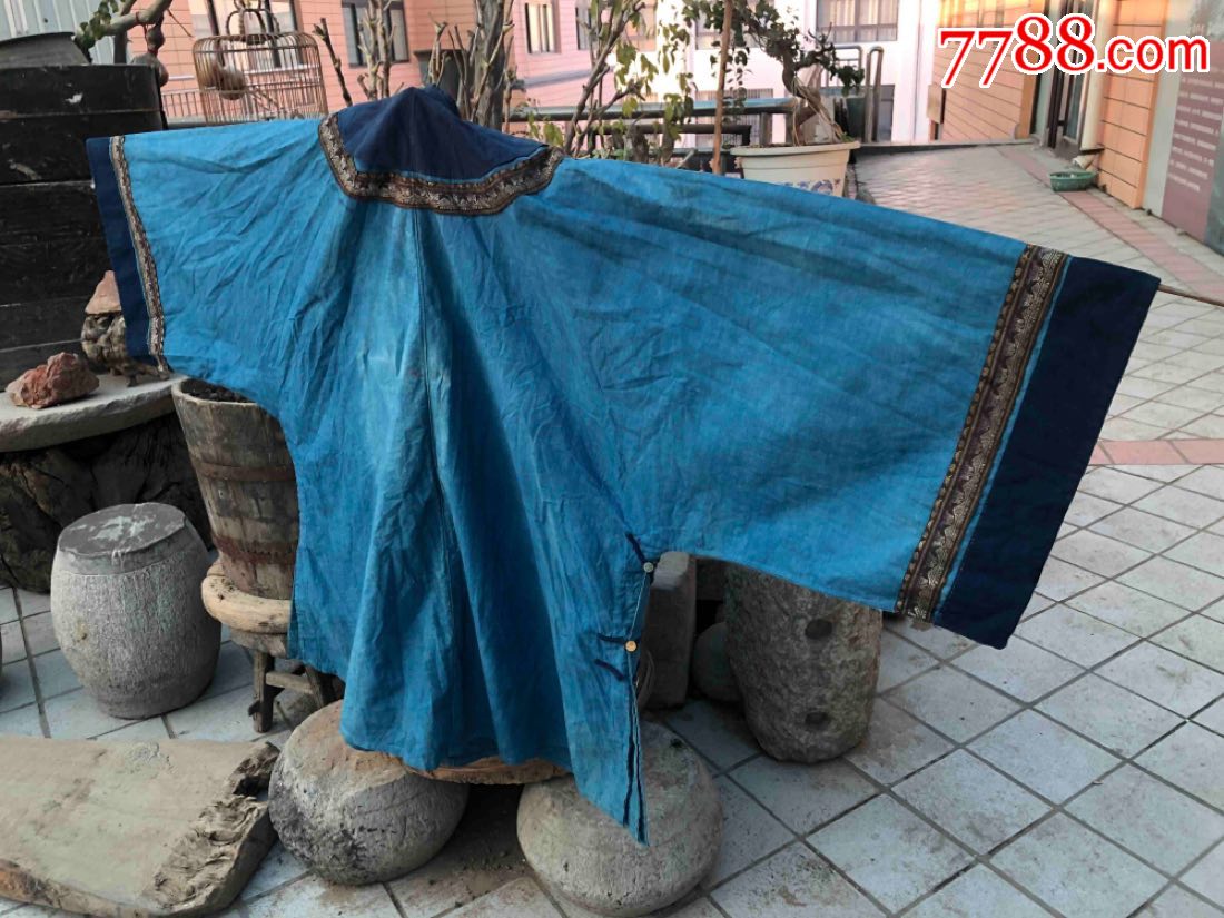 清代大氅古董收藏民俗风情老物件包老包邮品相如图卖个稀罕!