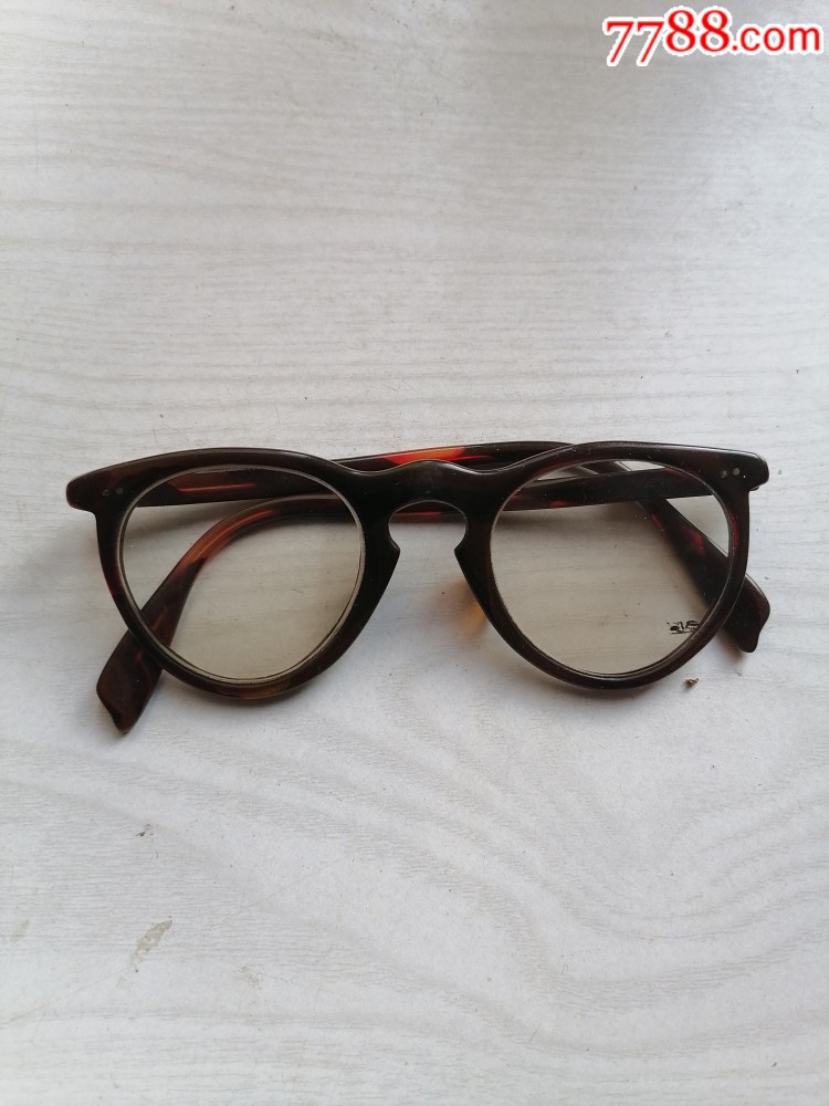 民国文人精典水晶片圆框眼镜